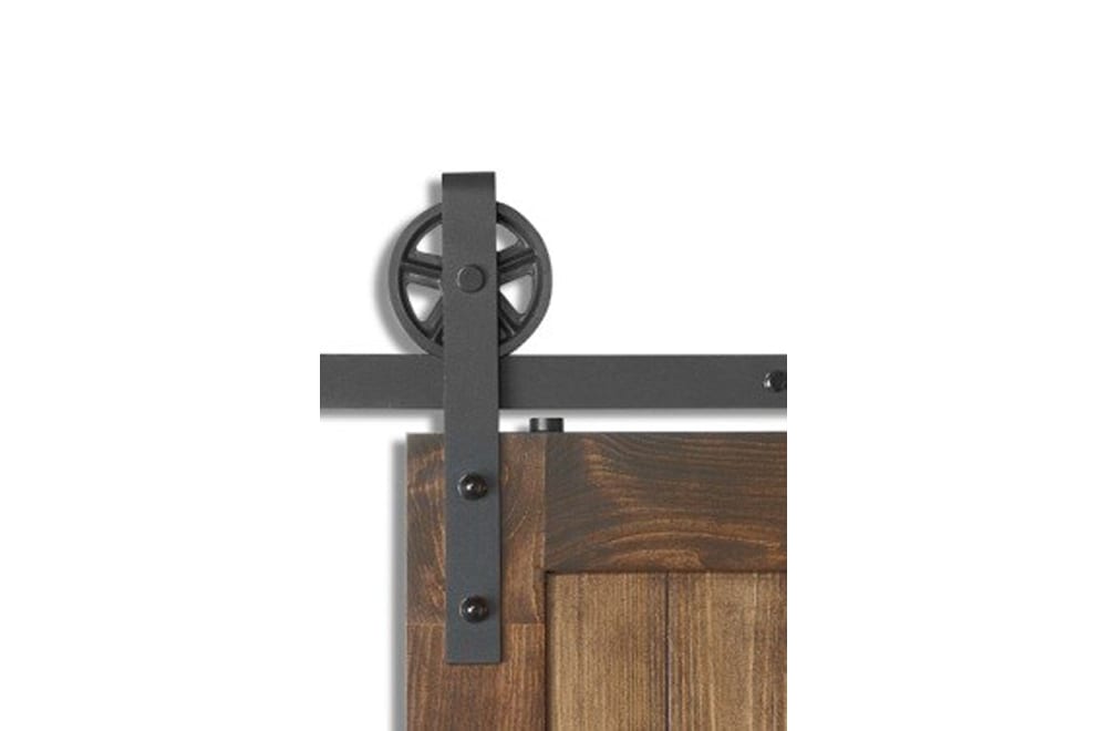 Colonial Elegance country door wagon rail combo