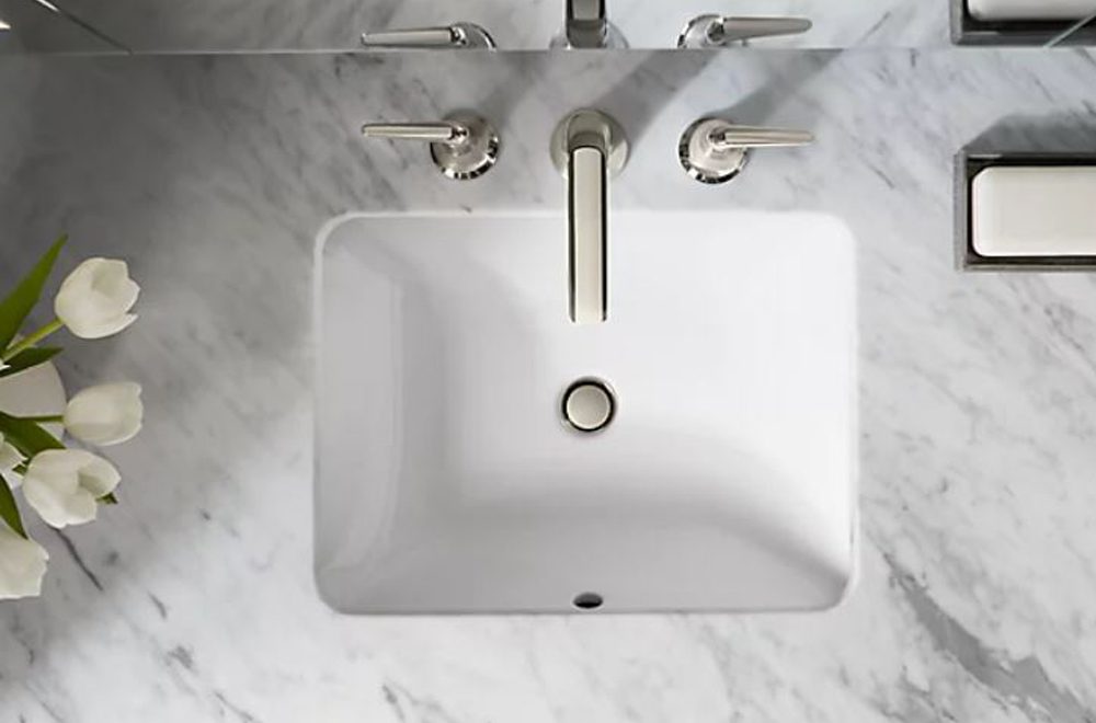 Kohler Caxton rectangle undermount sink