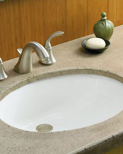 Kohler caxton oval undermount sink