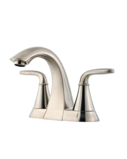 Pfister Pasadena 2 handle lavatory faucet Brushed Nickel LF048PDKK (1) 1000x600