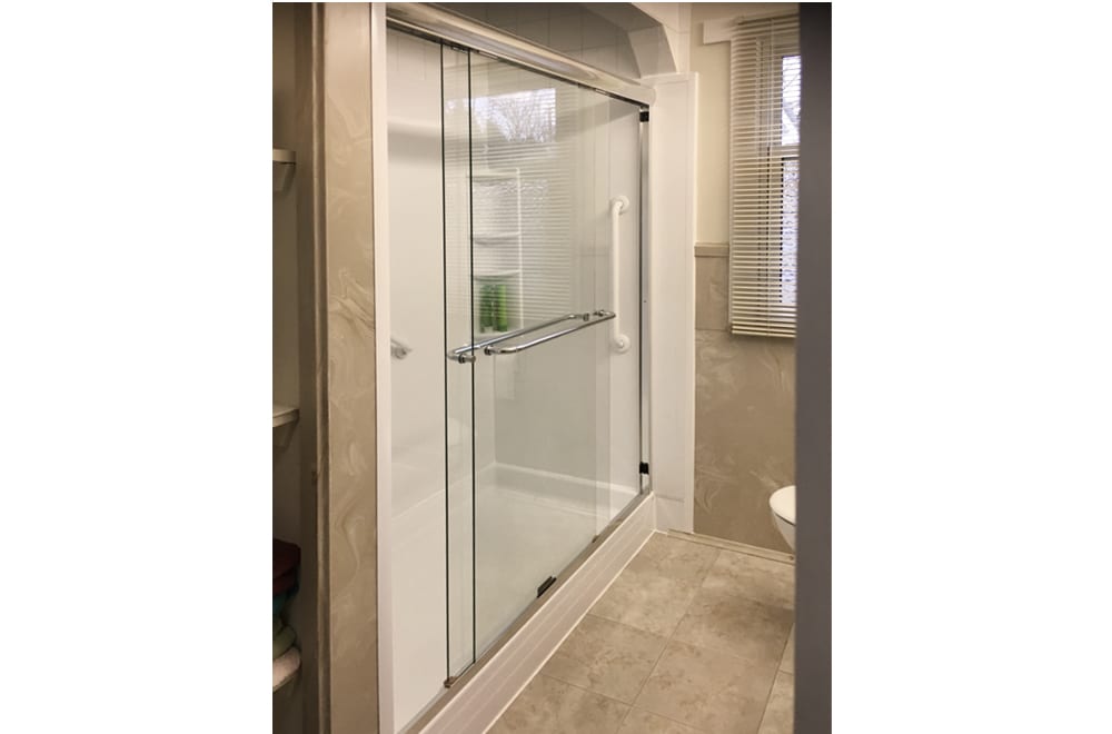 Shodor 54x70 silver Shower Door (2)