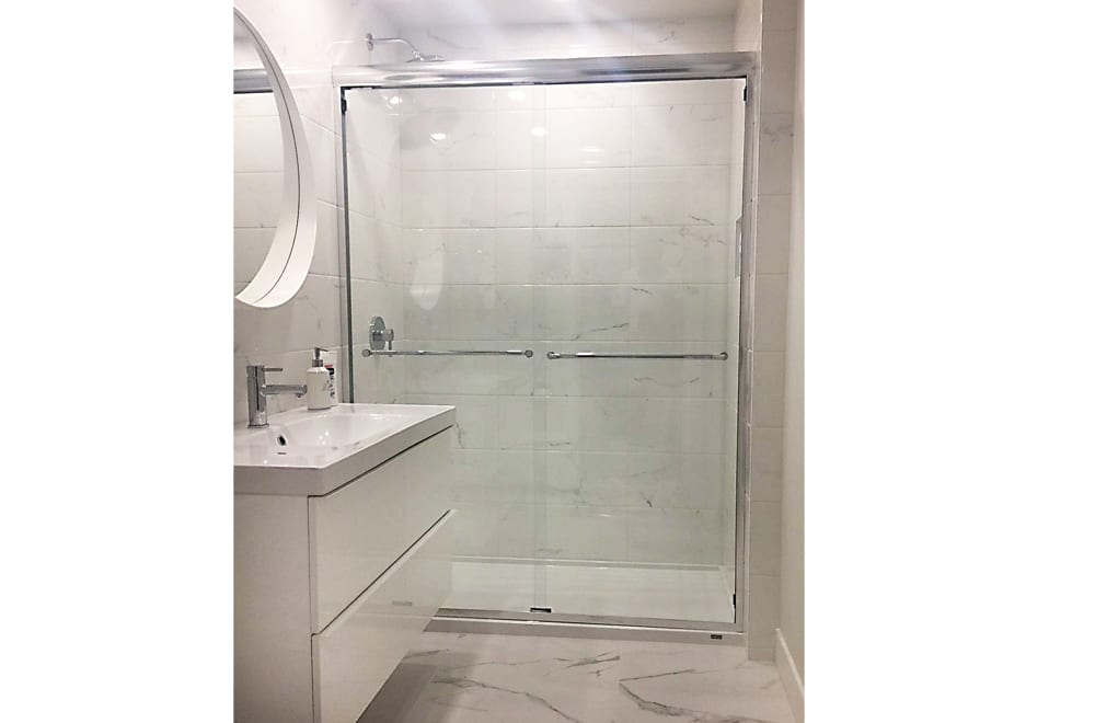 Shodor 54x70 silver Shower Door (5)