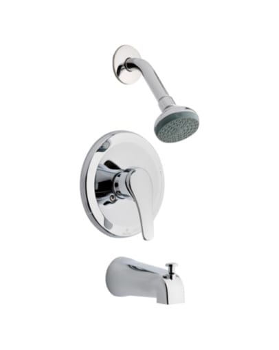Taymor Infinity tub and shower faucet chrome 06-9966as