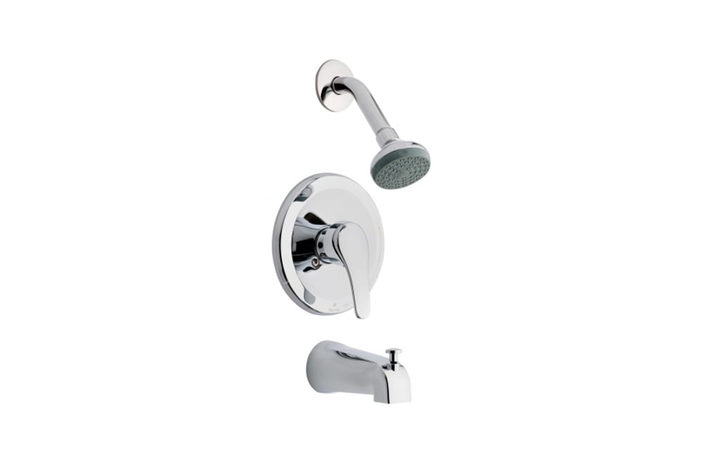 Taymor Infinity tub and shower faucet chrome 06-9966as