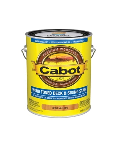 cabot stain 3.78l natural