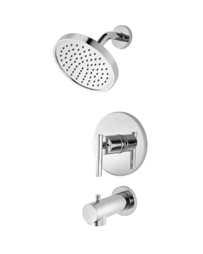 pfister fullerton tub & shower faucet in polished chrome 8P8FTCC