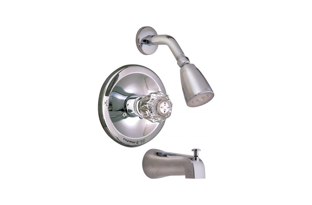 taymor sunglow tub and shower faucet chrome 06-9906