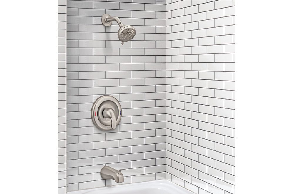Moen Adler Tub & Shower Faucet brushed nickel 82603SRN (2)