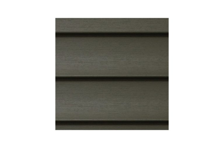 Mitten Sentry Vinyl Siding Panel Double 4.5 Dutchlap Rockaway Grey