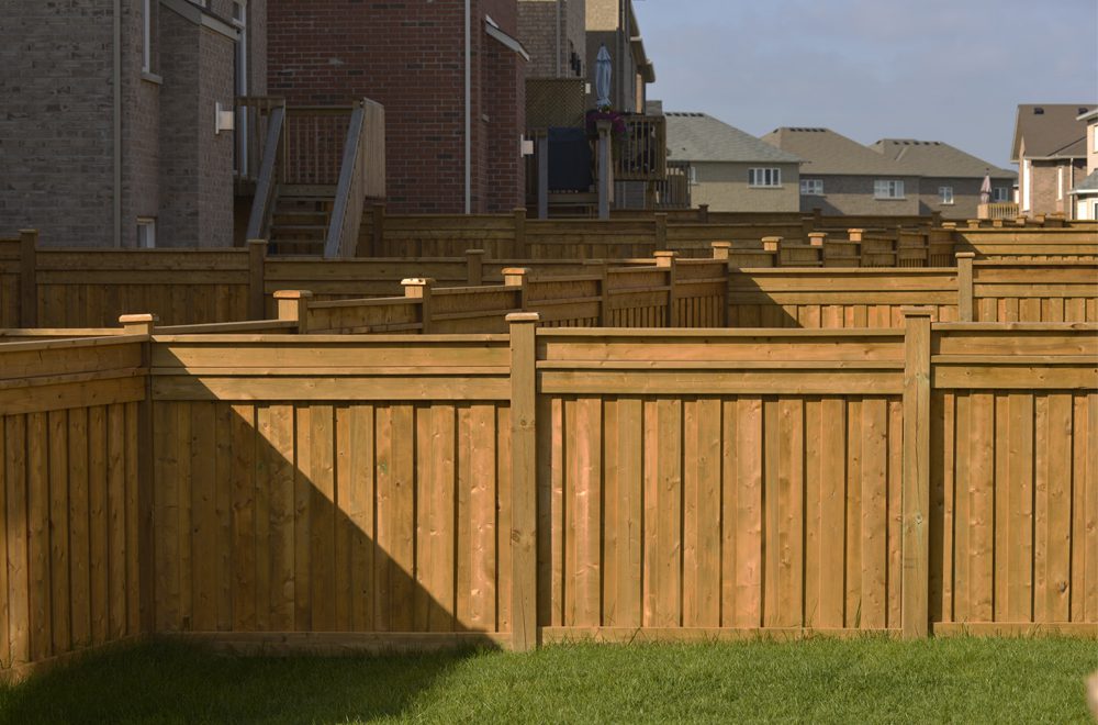 treated fence with 4x4 posts 5