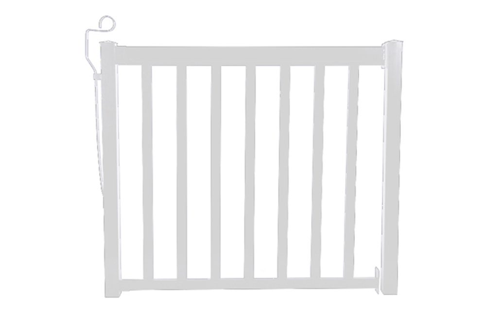 Regal 48 inch Wide Picket Gate Package white