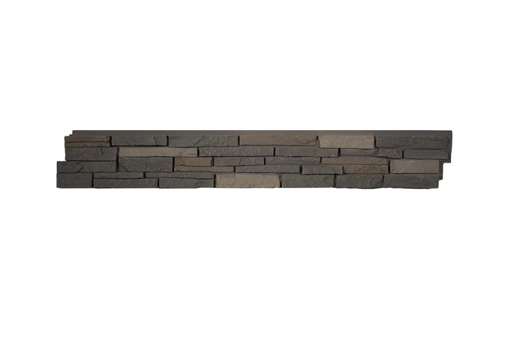 Quality Stone Stacked Stone Colour Sample Dark Brown Blend