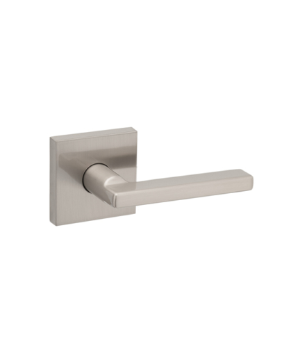 Weiser Halifax fire rated passage lever square satin nickel 2