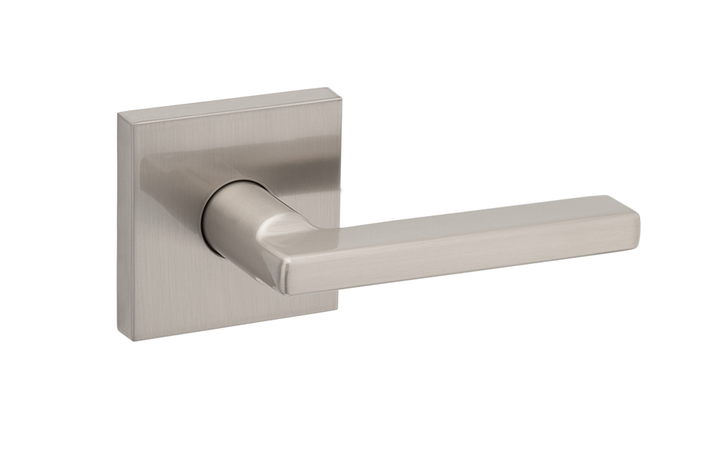 Weiser Halifax fire rated passage lever square satin nickel
