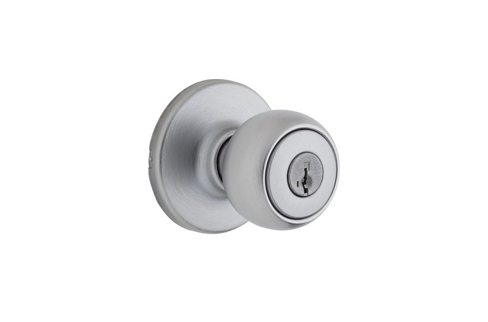 fairfax-entry-knob-featuring-smartkey-in-satin-chrome entrance knob GAC531F26DK3KW4