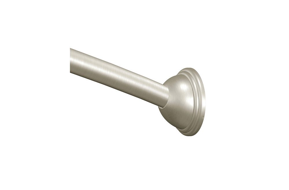 moen curved shower rod 57-60 brushed nickel CSR2160BN 1
