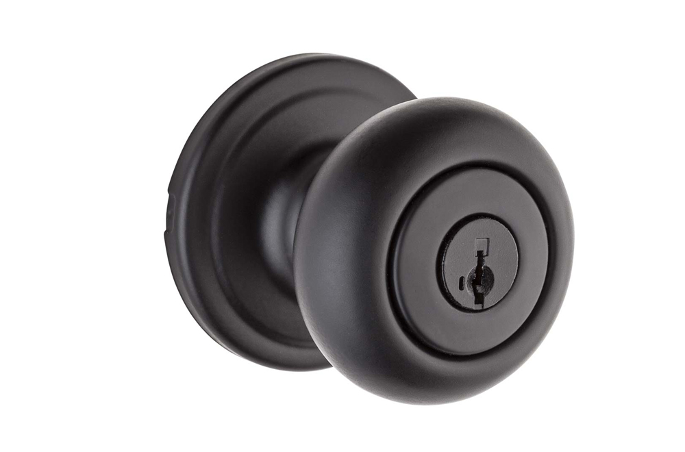 troy-entry-knob-featuring-smartkey-in-iron-black keyed 2