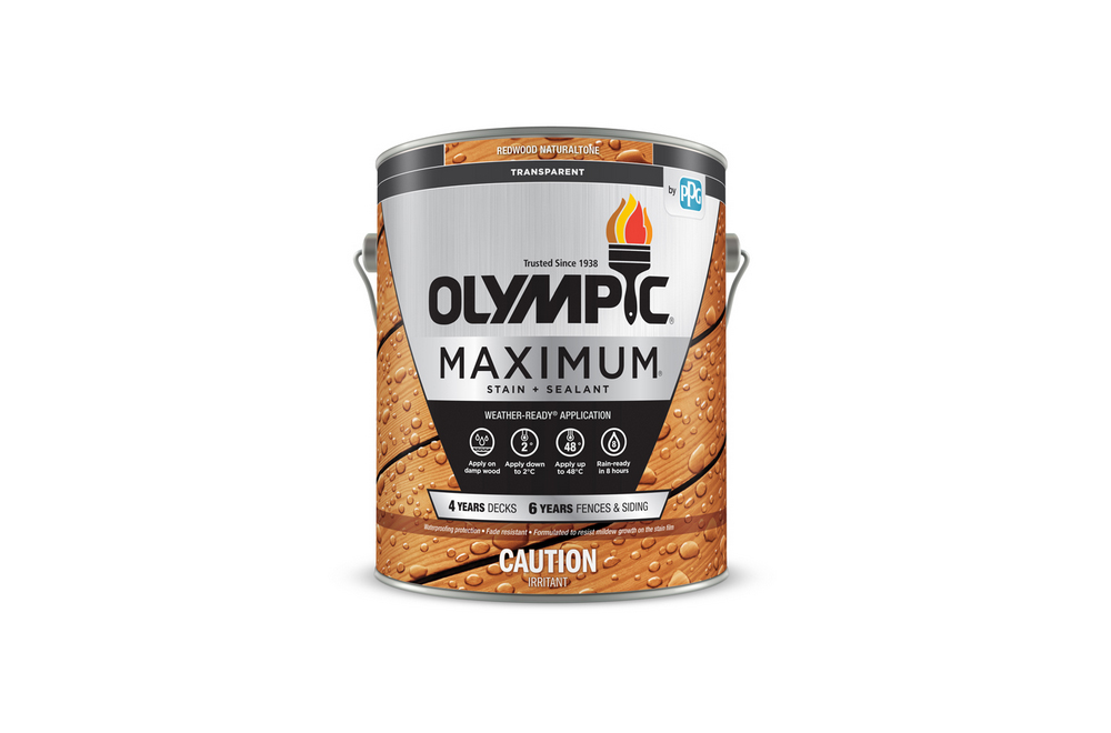 olympic maximum semi transparent 4 year redwood 1
