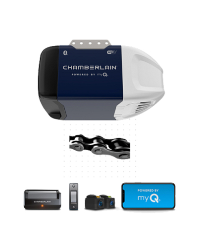 Chamberlain .5hp smart chain drive garage door opener C2202CTMC 1