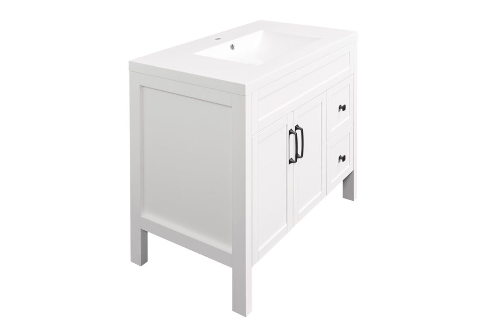 Luxo Nord 36.25 inch vanity - white 1 copy
