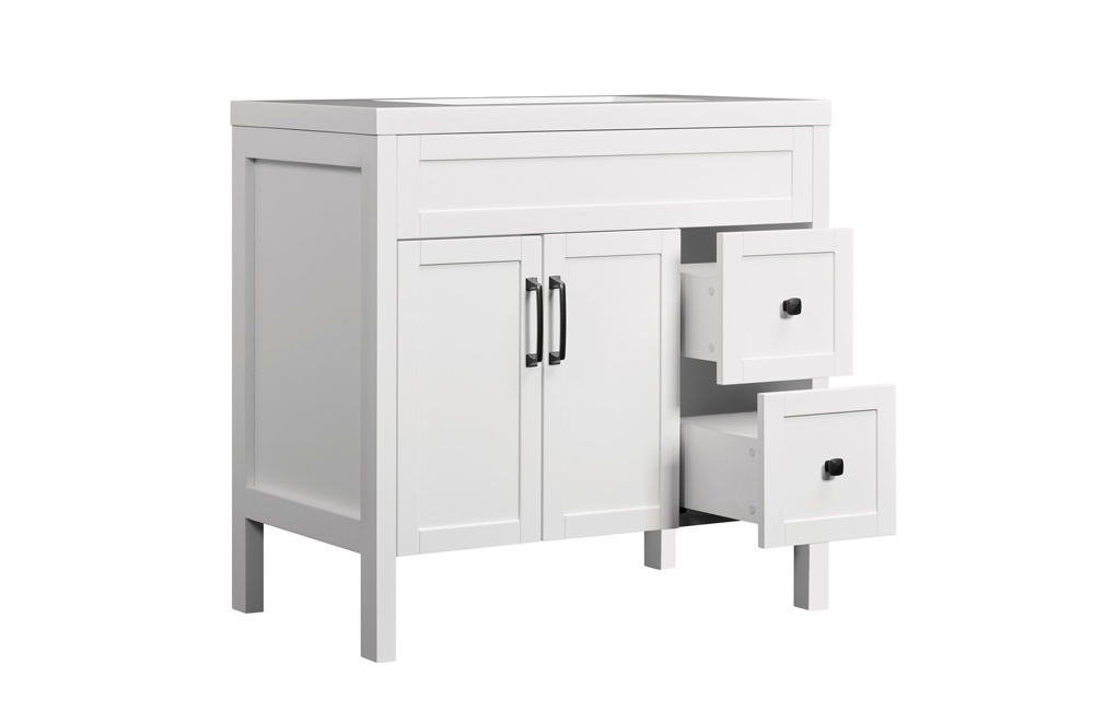 Luxo Nord 36.25 inch vanity - white 2
