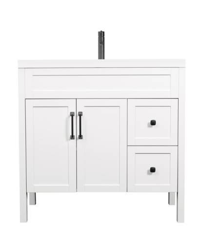 Luxo Nord 36.25 inch vanity - white 5