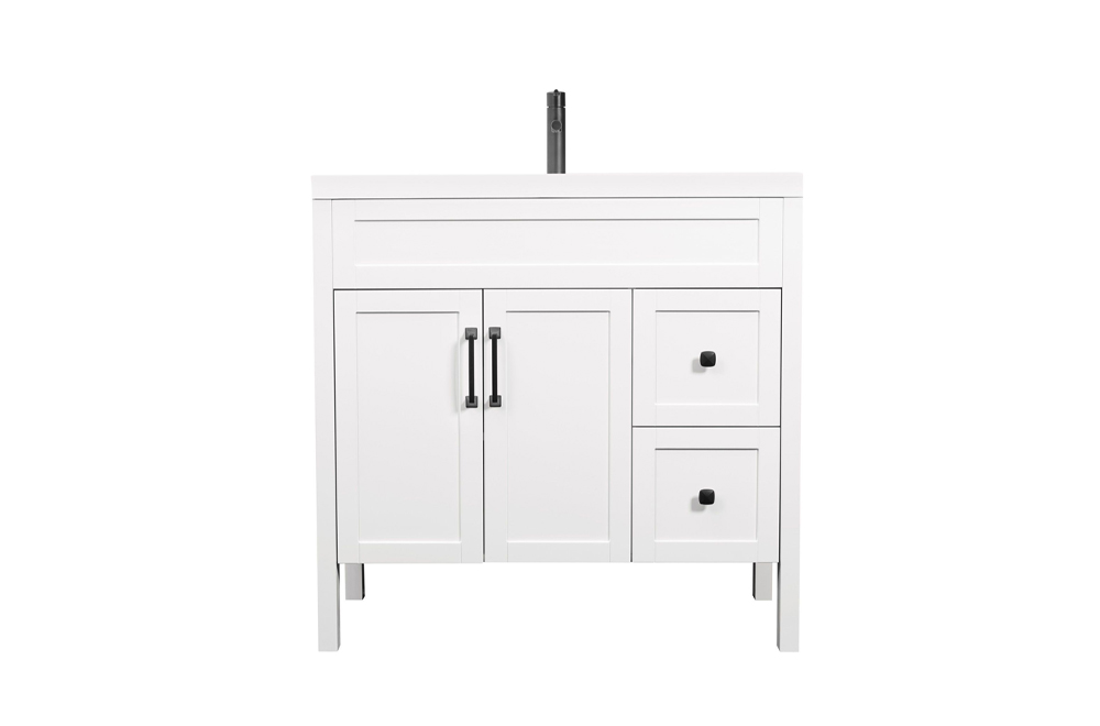 Luxo Nord 36.25 inch vanity - white 5