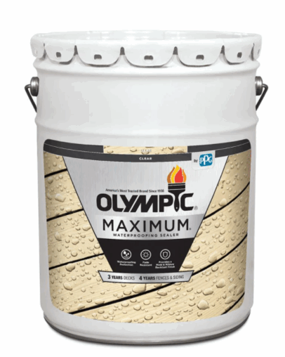 Olympic Maximum 3 year clear 5 gallon