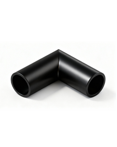 Vista ADA Round Hand Rail Component: 90 degree mitred wall return PB7583XB