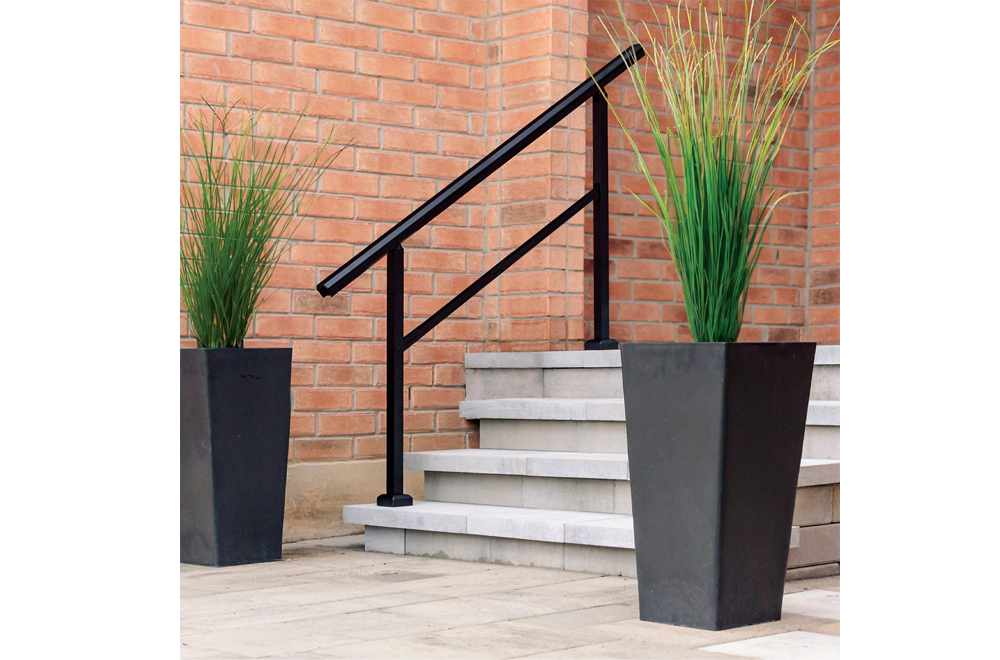Nuvo Ready Rail 4-5 Step Stoop Rail black BLSK4S_ 3