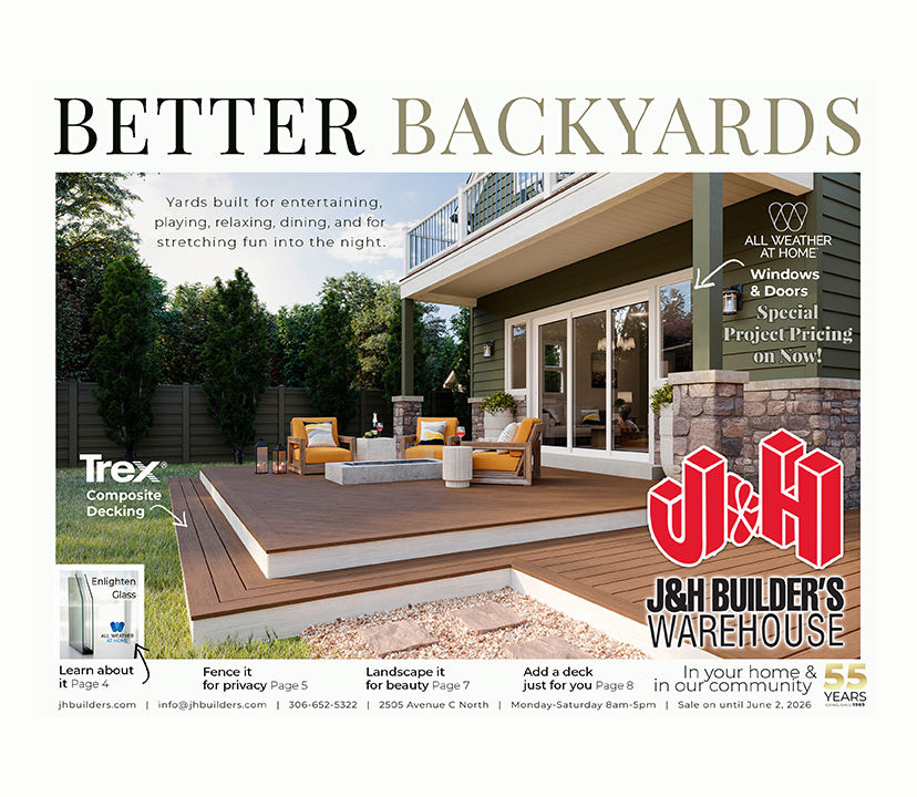 J&H Builder's Warehouse Saskatoon Home Renovation Flyer: May 6-June 2, 2026