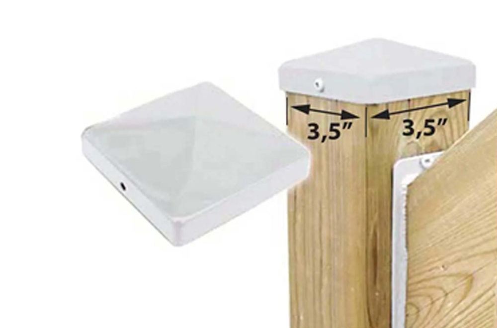 12030 Pylex Post Cap White 2