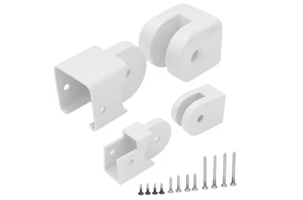 PB7757WT Universal stair bracket pack 2